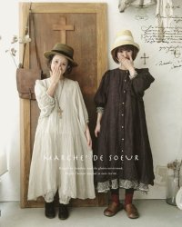 MARCHE' DE SOEUR／ホイップガーゼワンピース・チャコール