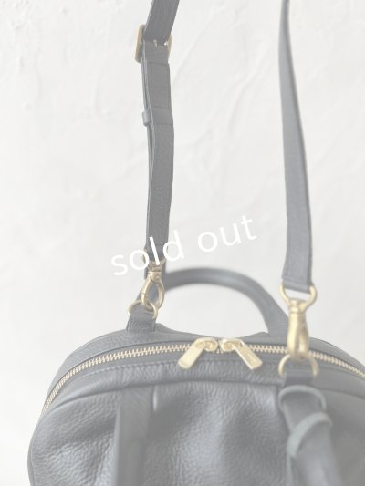 画像10: Diu／本革２wayバッグ・ブラック