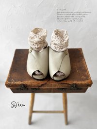 Diu／オープントゥサンダル・ライトグレー［M］