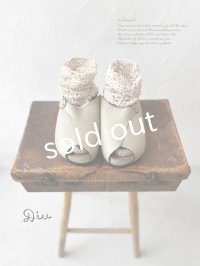 Diu／オープントゥサンダル・ライトグレー［M］