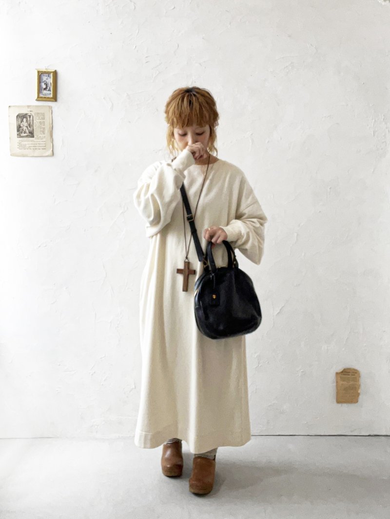 画像13: Diu／本革２wayバッグ・ブラック (13)