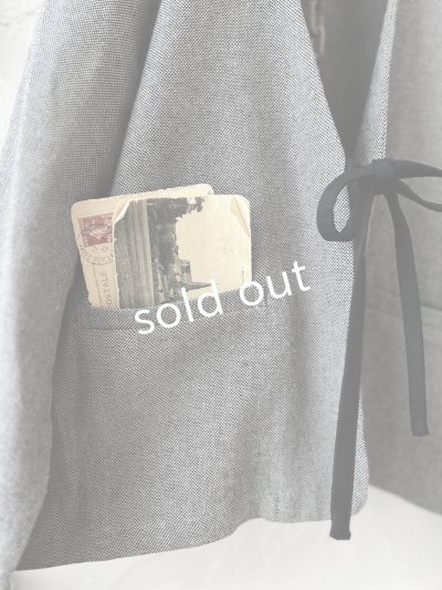 画像5: Branch m'／ウエストリボンジャケット・グレー