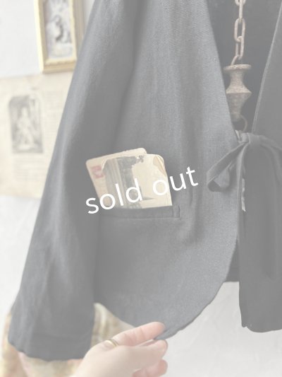 画像4: Branch m'／ウエストリボンジャケット・黒