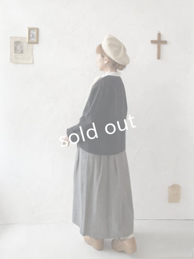 画像12: Branch m'／ウエストリボンジャケット・グレー