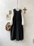 画像6: Branch m'／2wayウエストリボンワンピース・黒 (6)