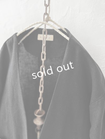 画像3: Branch m'／ウエストリボンジャケット・黒