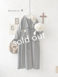 Branch m'／ウエストリボンジャケット・グレー