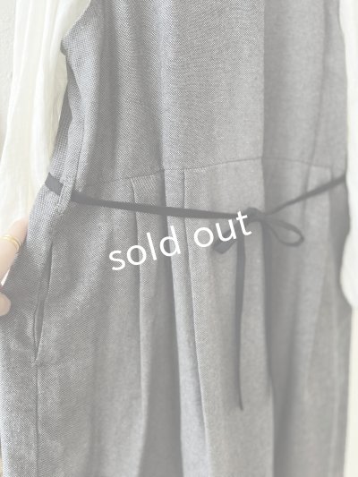 画像13: Branch m'／2wayウエストリボンワンピース・黒