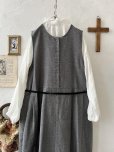 画像8: Branch m'／2wayウエストリボンワンピース・グレー (8)