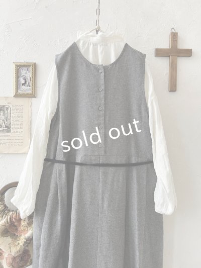 画像15: Branch m'／2wayウエストリボンワンピース・黒