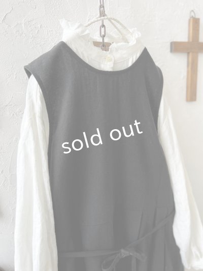 画像2: Branch m'／2wayウエストリボンワンピース・黒