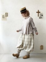 画像12: MARCHE' DE SOEUR／ピエロパンツ・ベージュブロックチェック (12)