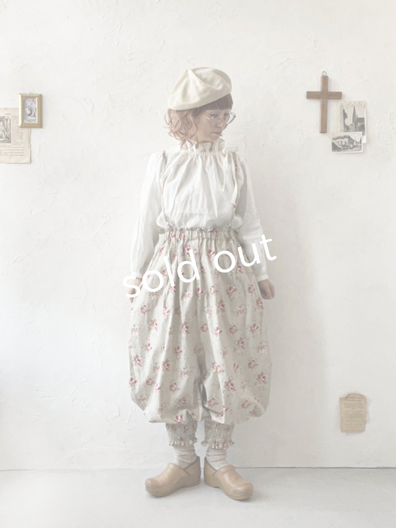 画像13: MARCHE' DE SOEUR／ピエロパンツ・グレージュピンクローズ (13)