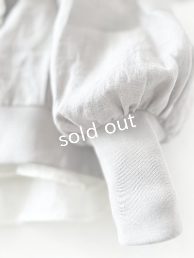 画像5: MAGALI /コルトレイクリネン レース襟カーディガン・グレー