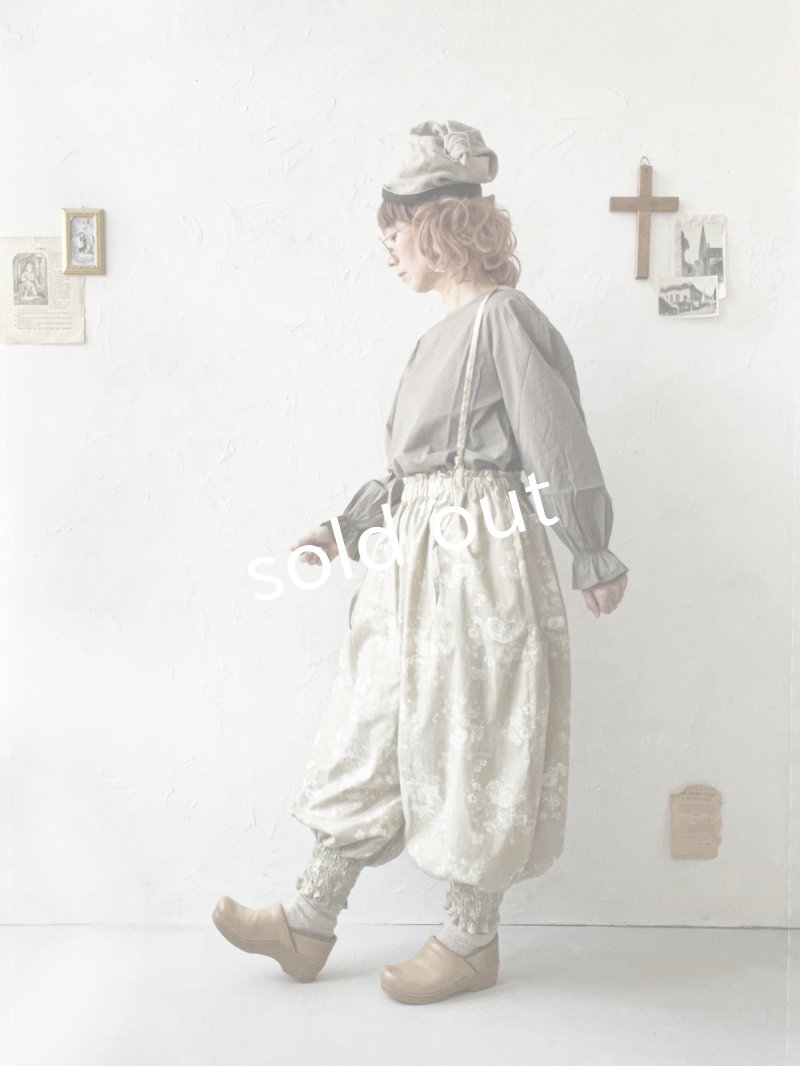 画像12: MARCHE' DE SOEUR／ピエロパンツ・ベージュローズ (12)