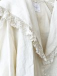画像7: MAGALI /コルトレイクリネン レース襟カーディガン・アイボリー (7)