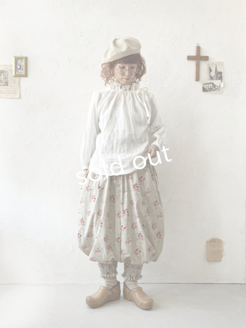 画像14: MARCHE' DE SOEUR／ピエロパンツ・グレージュピンクローズ (14)