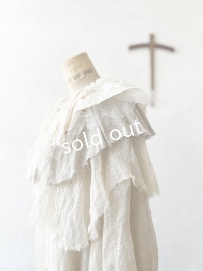 画像7: pollenbienco／アンティークレースのティペット・B