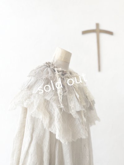 画像5: pollenbienco／アンティークレースのティペット・D