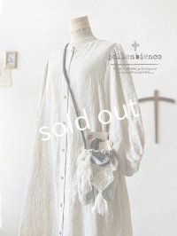 pollenbienco／アンティークレースのポシェット・黒