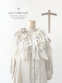 pollenbienco／アンティークレースのティペット・D