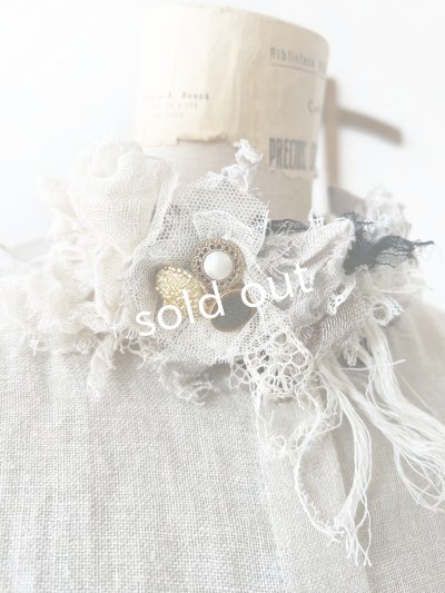 画像3: pollenbienco／アンティークレースのチョーカー