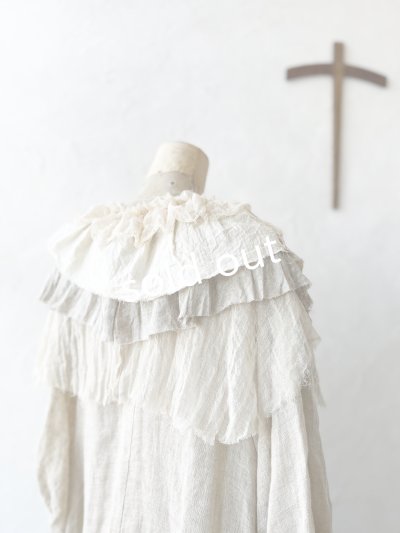 画像8: pollenbienco／アンティークレースのティペット・B