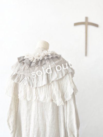 画像6: pollenbienco／アンティークレースのティペット・C