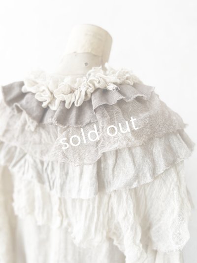 画像7: pollenbienco／アンティークレースのティペット・C