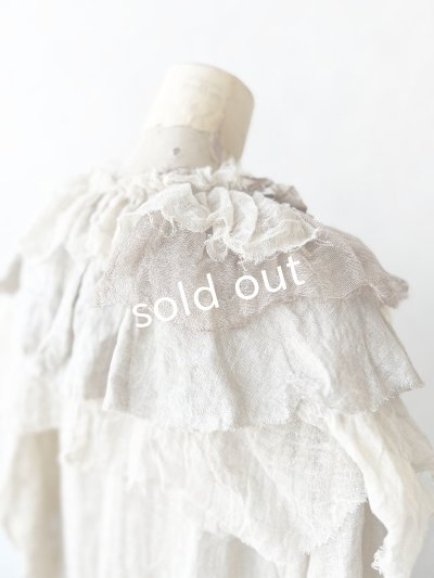 画像7: pollenbienco／アンティークレースのティペット・D