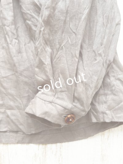 画像7: Reliure／Tucked ruffle collar blouse・ash pink