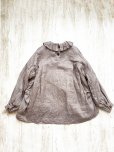 画像10: Reliure／Tucked ruffle collar blouse・ash pink (10)
