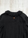 画像10: Reliure／Tucked ruffle collar blouse・black (10)
