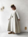 画像10: 08mab/重ね着風ワンピース・インディゴ×オフ (10)