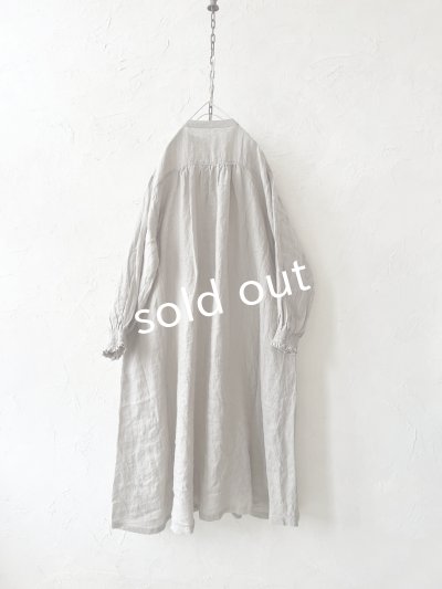 画像10: 08mab/シャーリング袖ワンピース・ベージュ