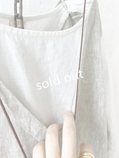 画像8: 08mab/重ね着風ワンピース・グレージュ×オフ