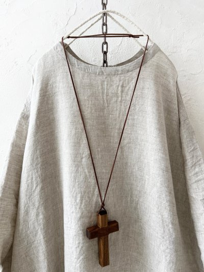 画像2: 08mab/裾ギャザー切り替えワンピース・生成り