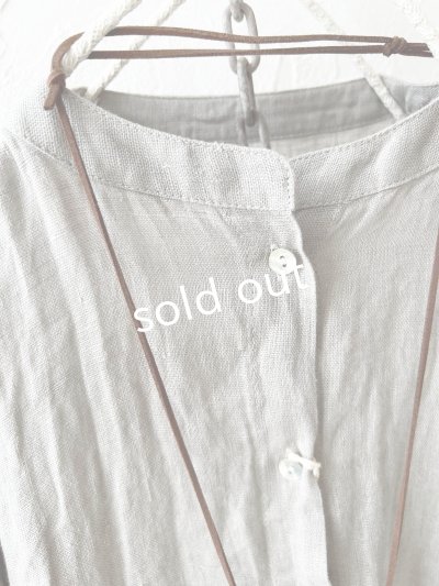 画像4: 08mab/シャーリング袖ワンピース・ベージュ