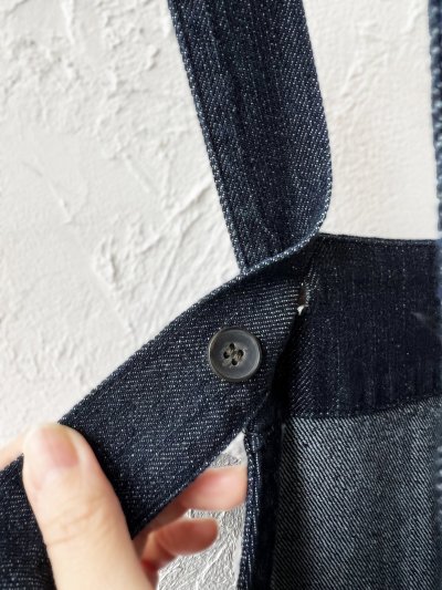 画像10: 08mab/デニムサロペットバレルパンツ・インディゴ