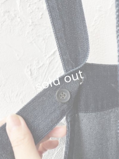 画像10: 08mab/デニムサロペットバレルパンツ・インディゴ