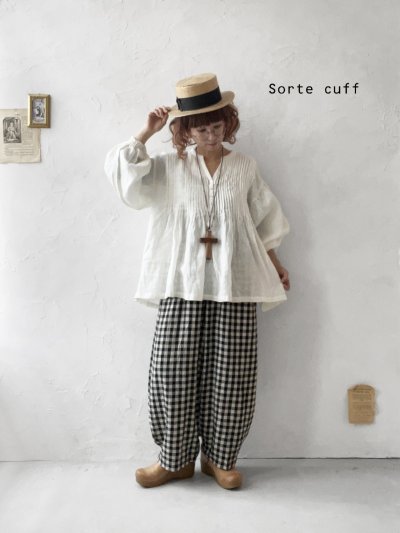 画像13: sorte cuff/バルーンパンツ・ブロックチェック