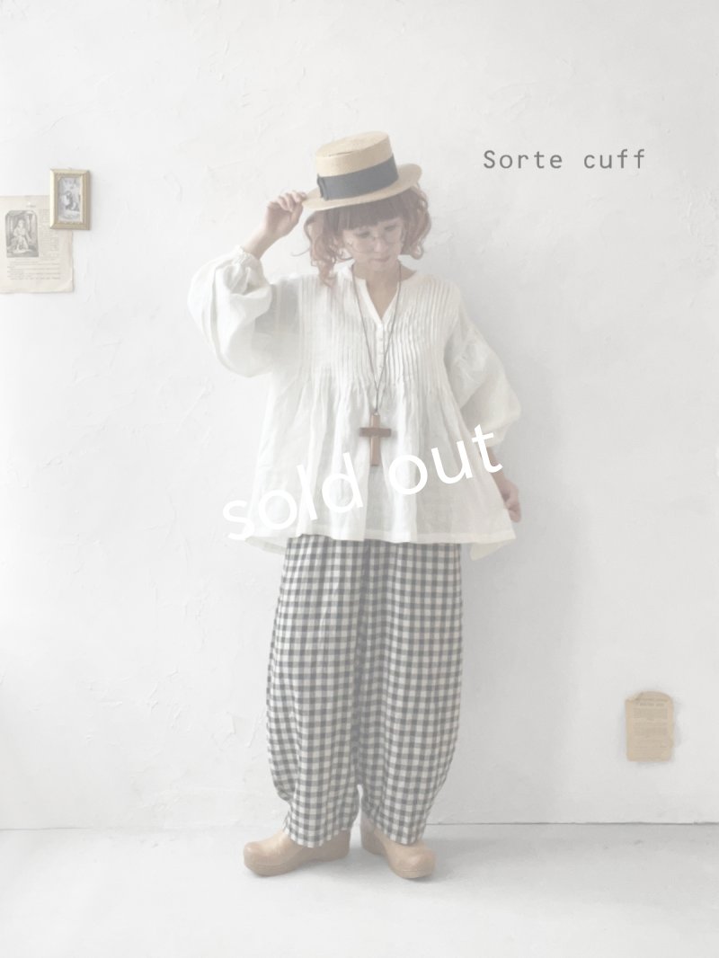 画像10: sorte cuff/バルーンパンツ・ブロックチェック (10)
