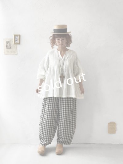 画像11: 08mab/シャーリング袖ピンタックブラウス・オフ