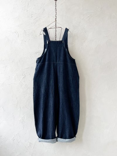 画像8: 08mab/デニムサロペットバレルパンツ・インディゴ