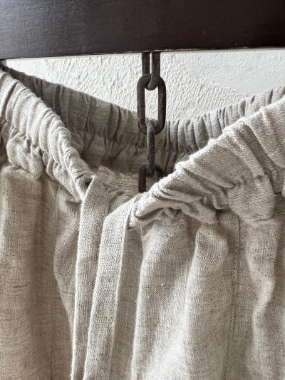 画像3: 08mab/裾ゴムパンツ・生成り