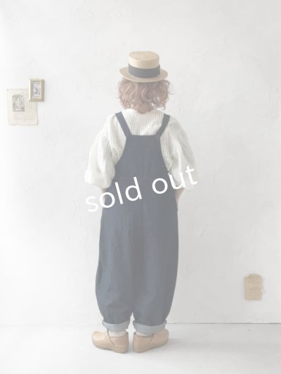 画像14: 08mab/デニムサロペットバレルパンツ・インディゴ