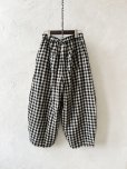 画像9: sorte cuff/バルーンパンツ・ブロックチェック (9)