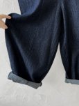画像6: 08mab/デニムサロペットバレルパンツ・インディゴ (6)