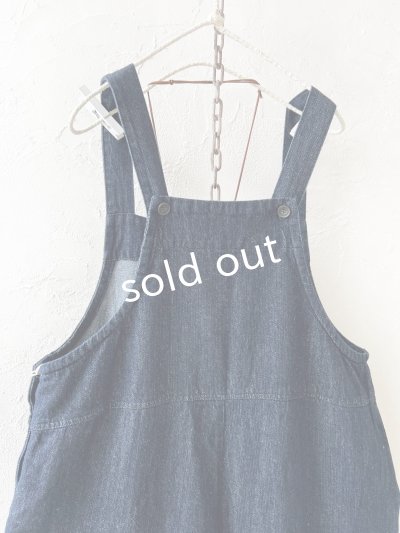 画像9: 08mab/デニムサロペットバレルパンツ・インディゴ