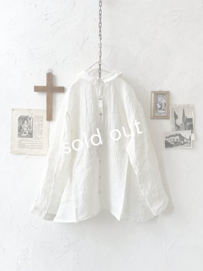 画像8: 08mab/小さな襟のブラウス・オフ